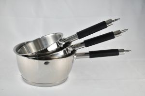 SÉRIE CASSEROLE 3 PIÈCES  NOIR